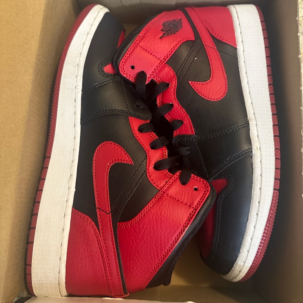 Red and black Jordan